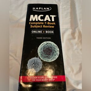 Kaplan MCAT Complete 7 Book Subject Review. Third Edition